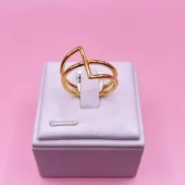 Anel Duplo Trançado