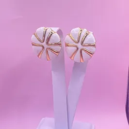 Brinco Esmalado Círculo Pequeno Colorido