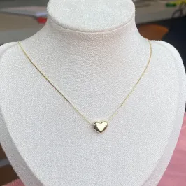 Colar Coração Liso