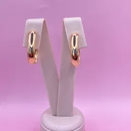 Brinco Argola Oval Grossa