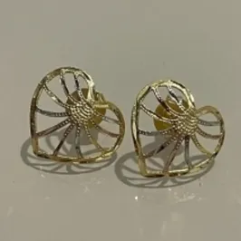 Brinco Coração Diamantado