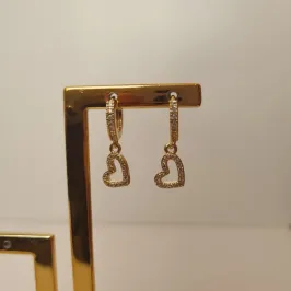 Brinco Tranqueta Coração