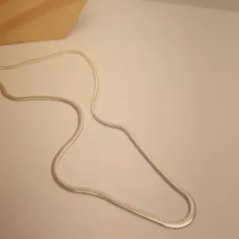 Colar Prata Malha 4mm