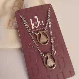 Escapulário Inox Nossa Senhora