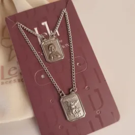 Escapulário Inox São Miguel