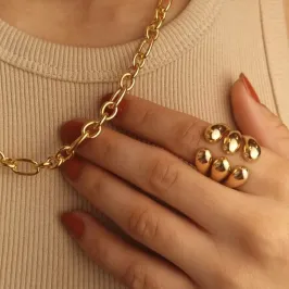 Anel Coleçao Inverno Grande