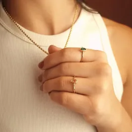 Anel Regulável Pedras Coloridas