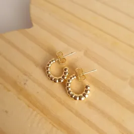 Brinco Argola Bolinhas