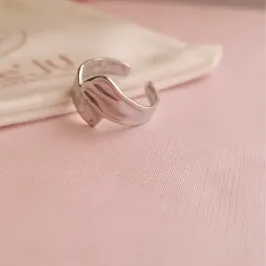 Anel Steel Chapa Trançado