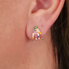 Brinco Ear Hook Colorido