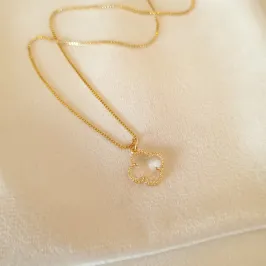 Choker VanCleef Pedras de Vidro Diversas