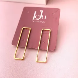 Argola Retangulo Tarraxa