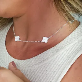 Choker Prata Van Cleef
