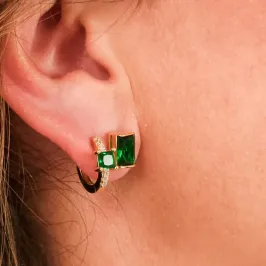 Brinco Tranqueta Verde Coleção Dia das Mães