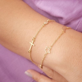 Pulseira Lua e Estrela