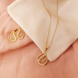 Colar Gota Dupla