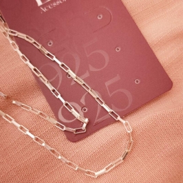 Colar Masculino Tijolinho Prata 925