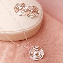 Brinco Estela em Banho de Prata