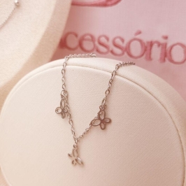 Pulseira Steel Boerboleta Vazada