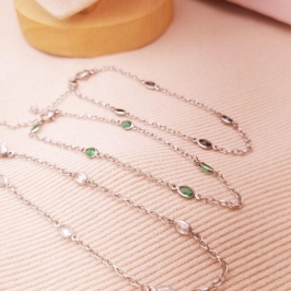 Pulseira Steel Pedras Coloridas