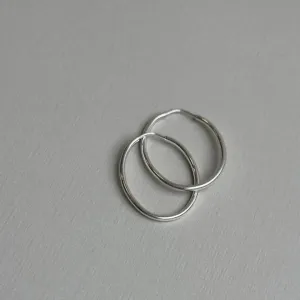 Argola Prata Oval P