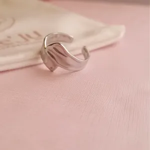 Anel Steel Chapa Trançado