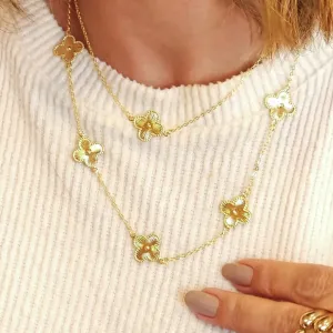 Colar Elo Cadeado Van Cleef