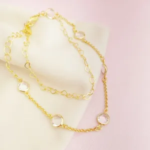 Pulseira Elos Seis Zircônias