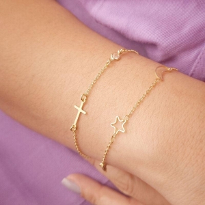 Pulseira Lua e Estrela