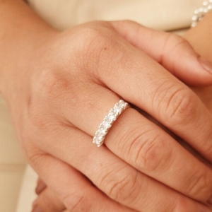 Anel Aparador Largo em Prata 925