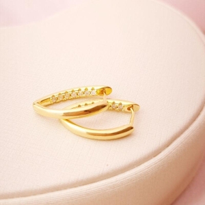 Argola com Zircônias Internas