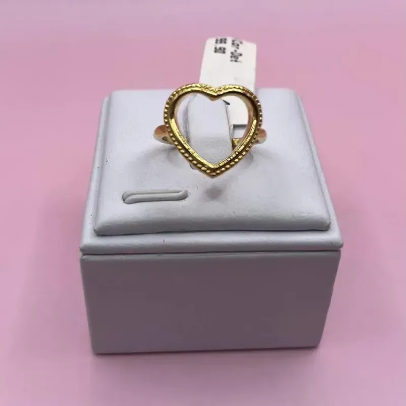Anel Coração Detalhe