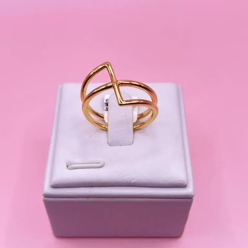 Anel Duplo Trançado