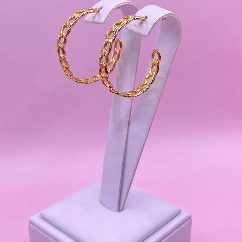 Brinco Argola Corrente Média