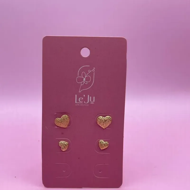 Brinco Duo Coração