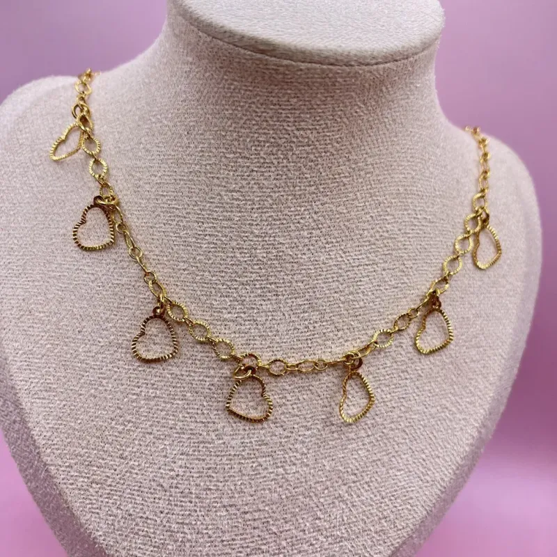 CHOKER PINGENTE CORAÇÃO