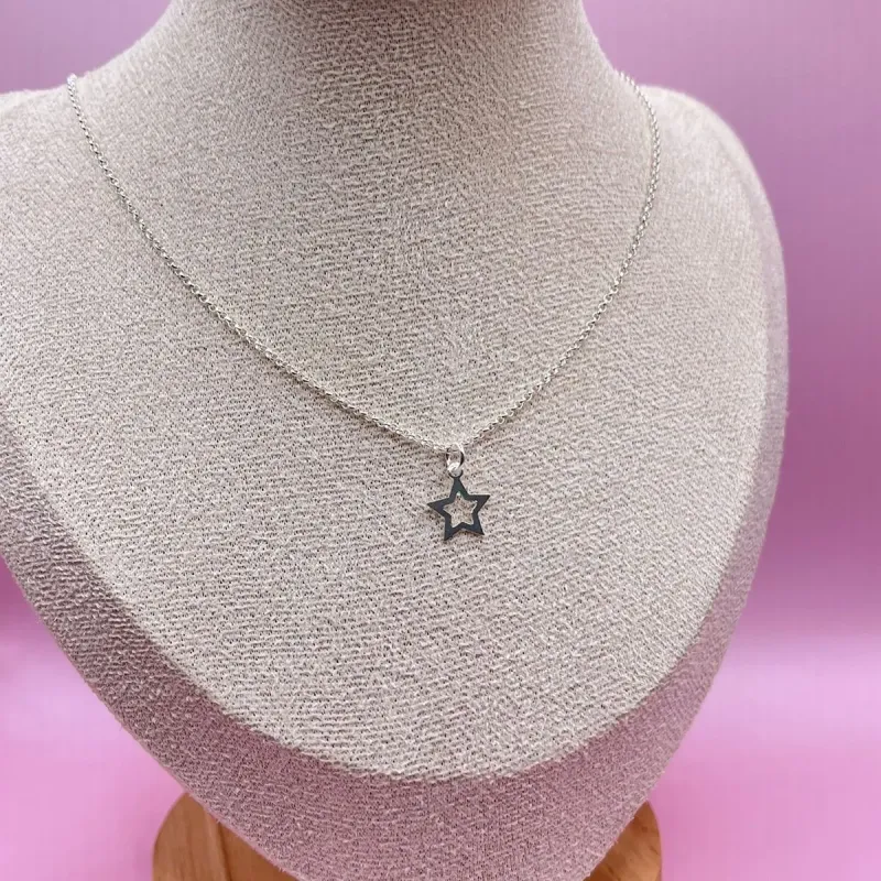 Choker Prata Estrela