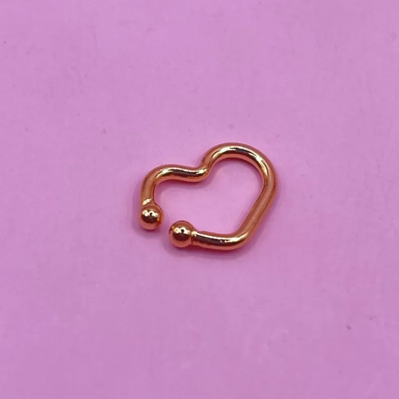 Piercing Fake Coração