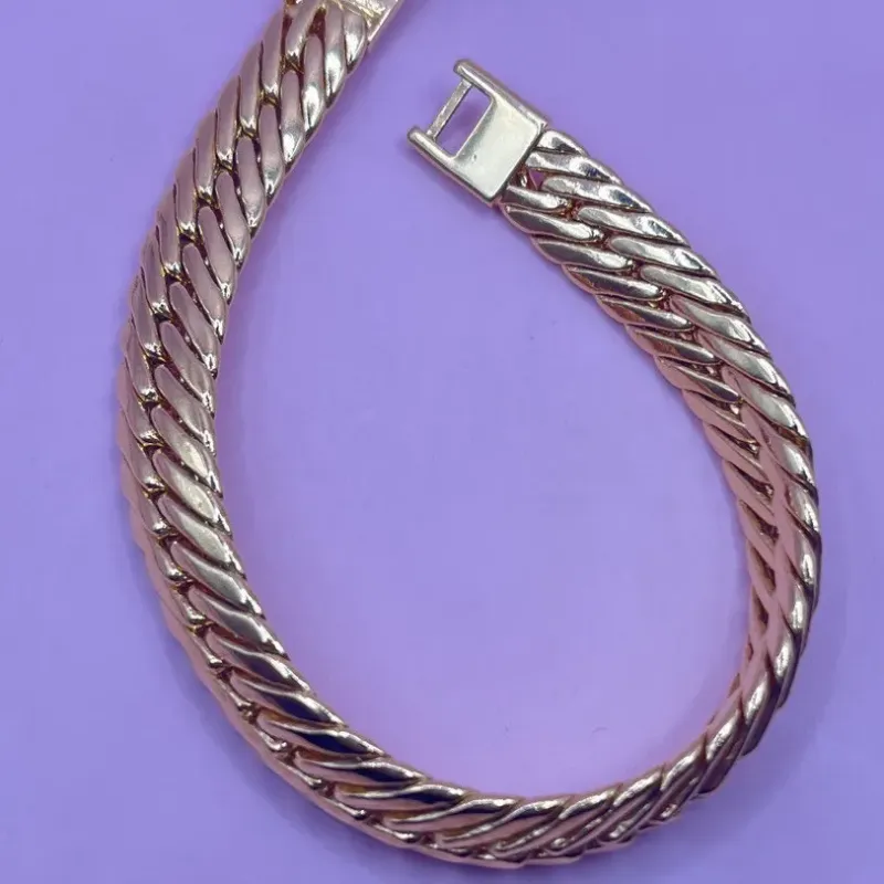 Pulseira Grossa Trançada