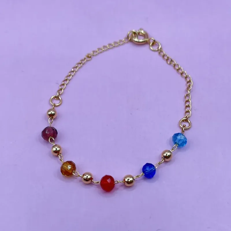 PULSEIRA INFANTIL PONTO DE LUZ COLORIDO