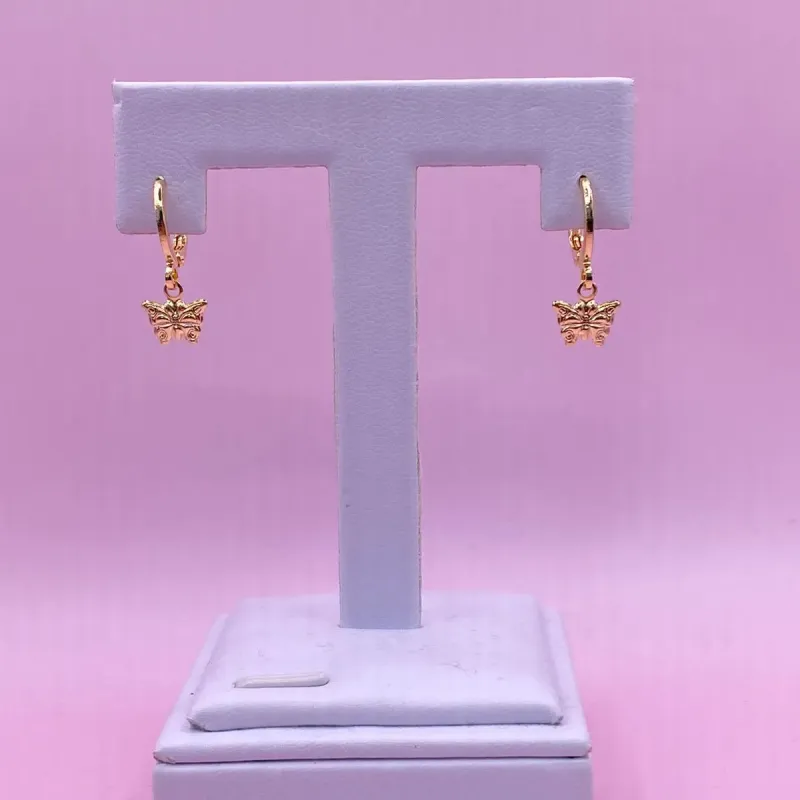 Brinco Argola Borboleta Simples