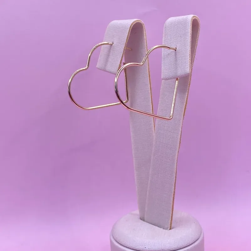 Brinco Argola Coração