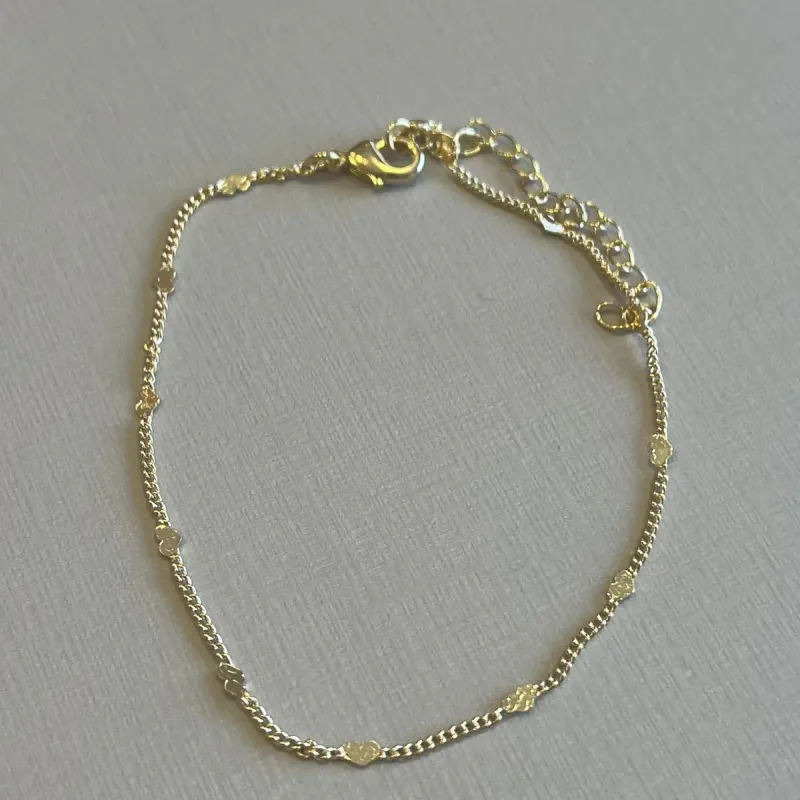 Pulseira Coração Chapinha