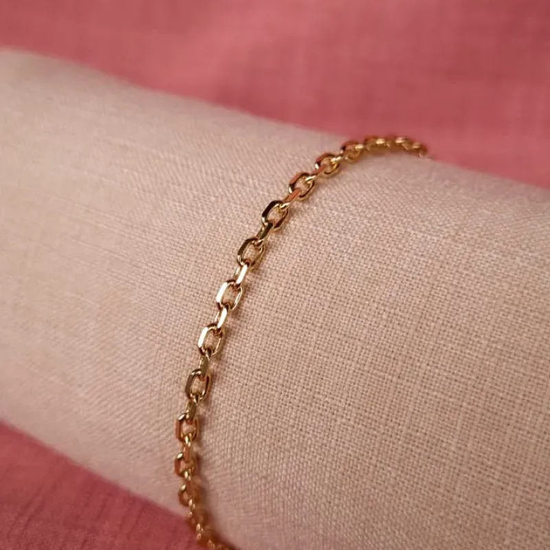 Pulseira Corrente Tijolinho