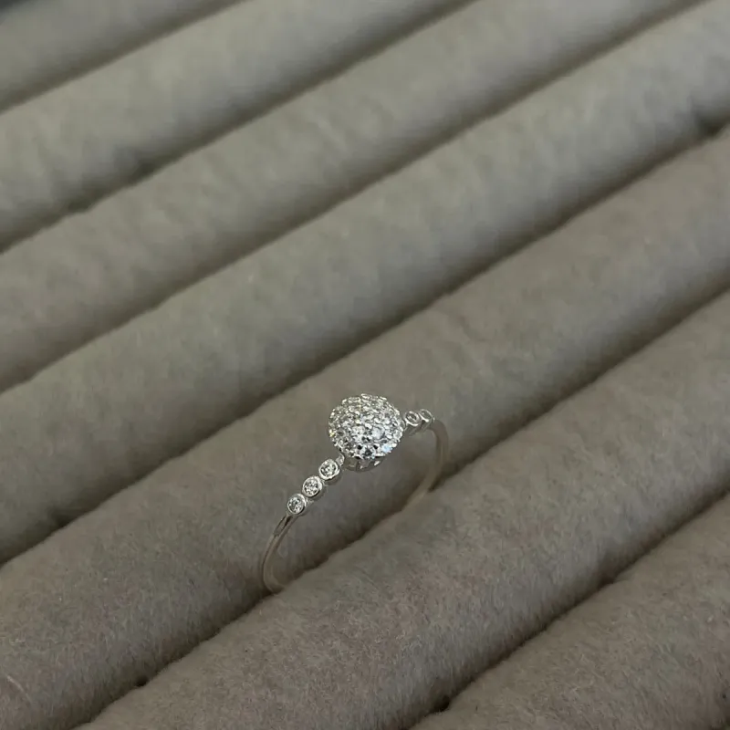 Anel Prata Chuveirinho