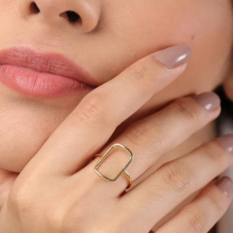 Anel Formas Quadrado