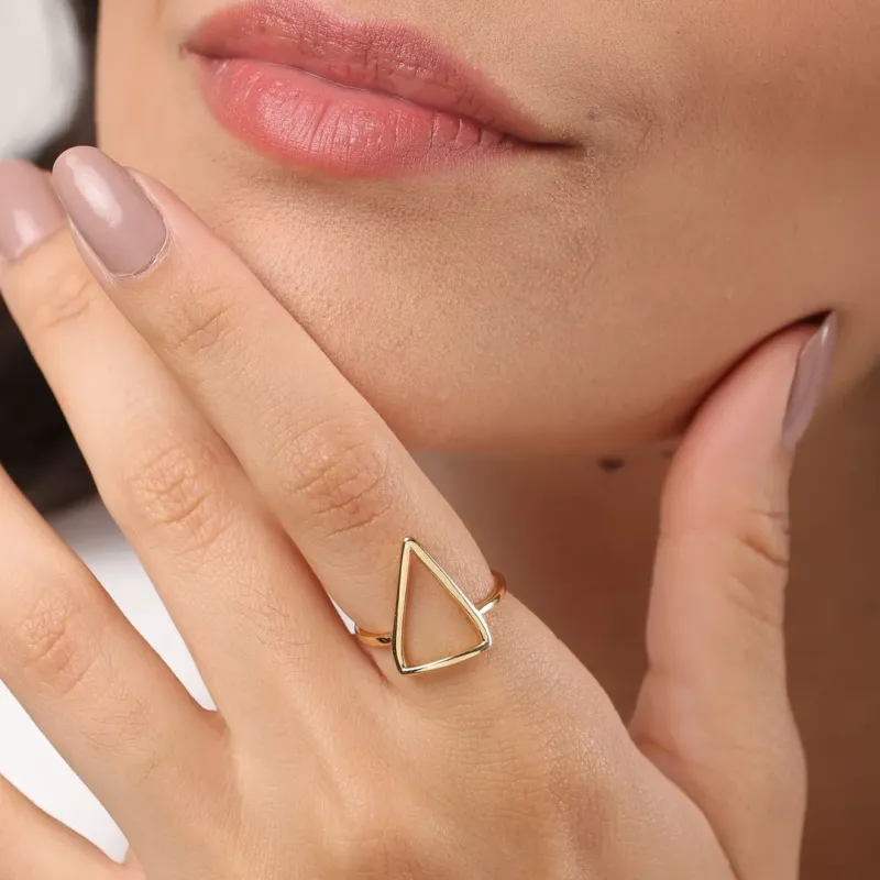 Anel Formas Triângulo