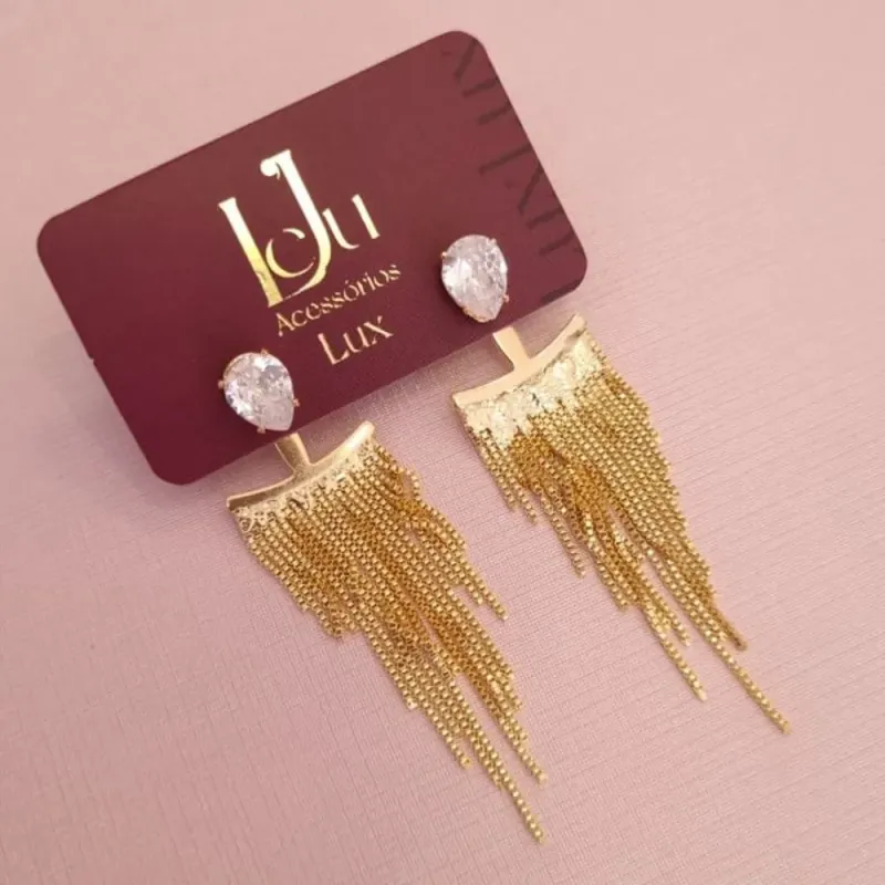 Brinco Franja Zircônia