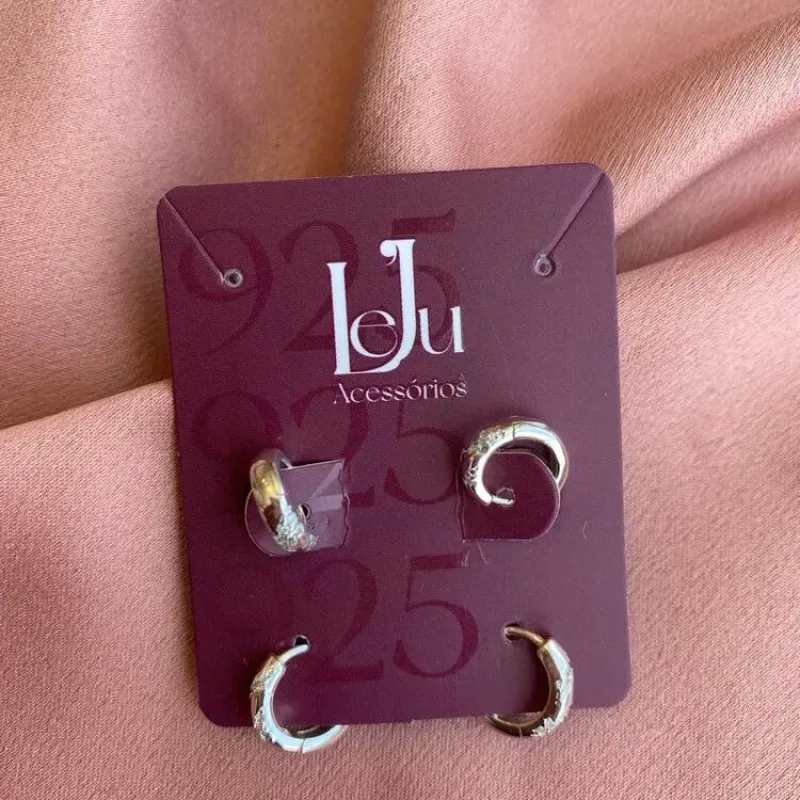 Brinco Prata Duo