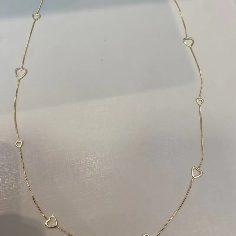 Colar Longo Corações